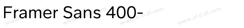 Framer Sans 400字体转换 Framer Sans 400字体转换